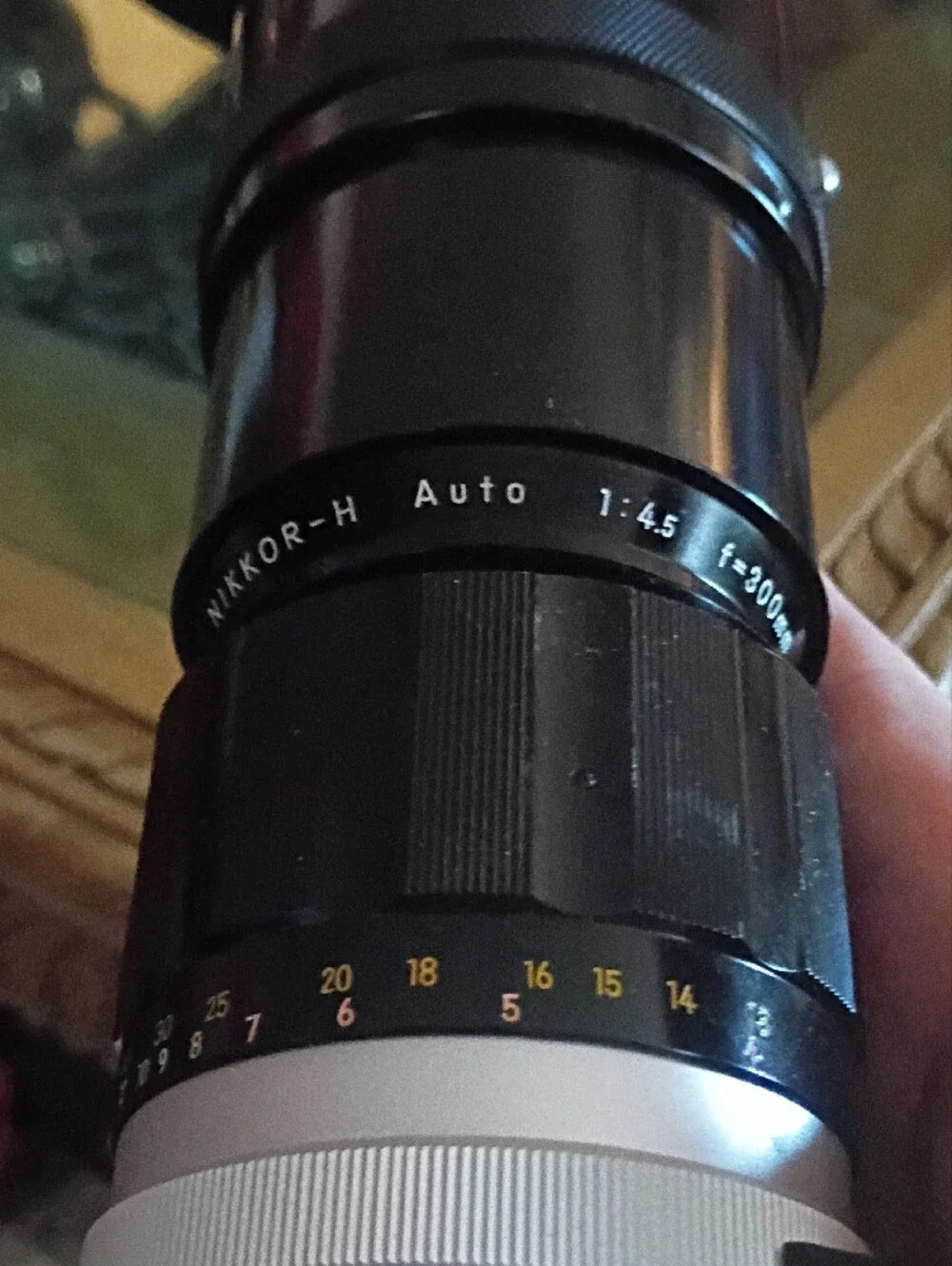 Nikkor 300mm Black Telephoto Camera Lens - Nippon Kogaku Japan - 4211229